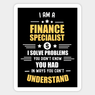I'm a finance specialist (White font) - Finance Magnet